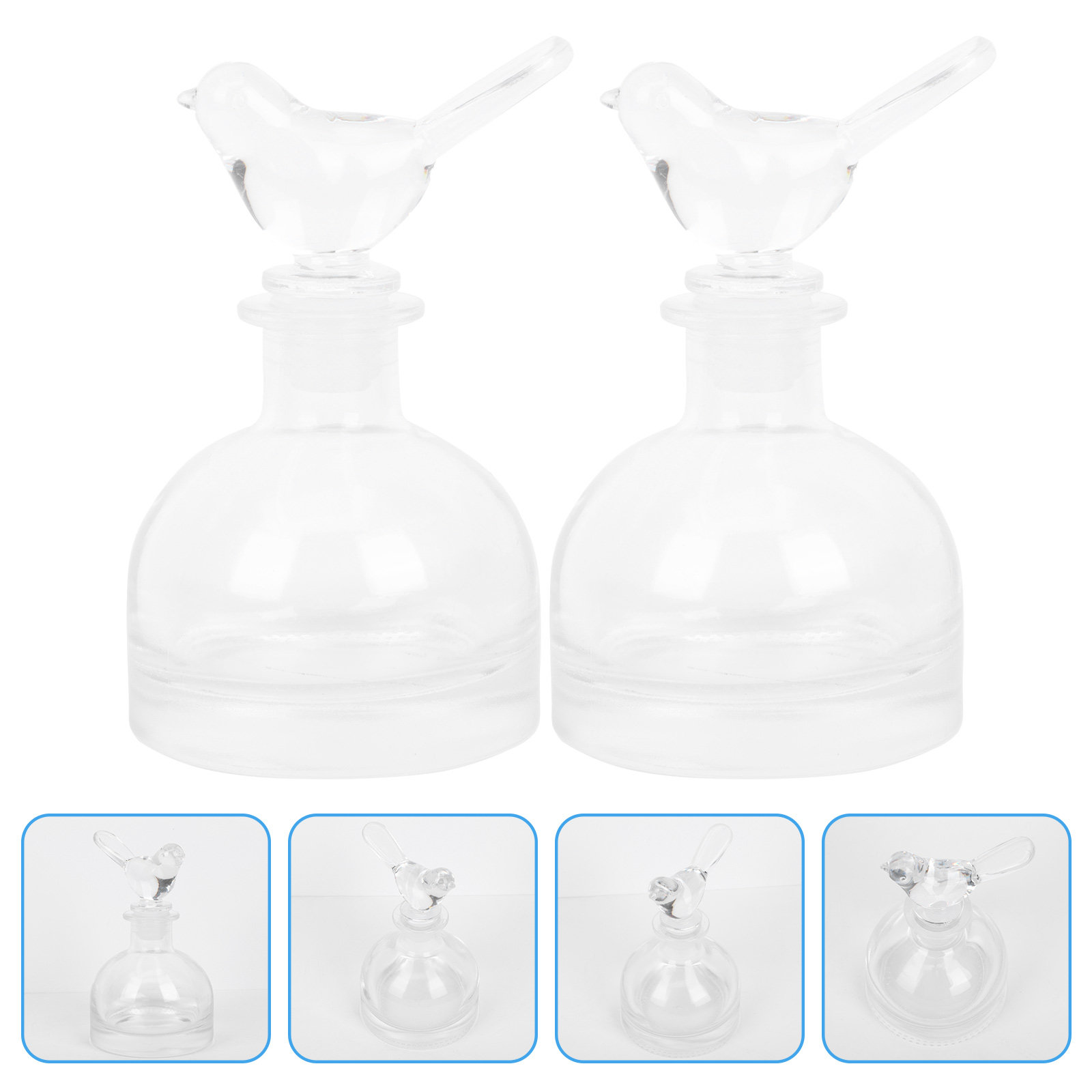 Home Fragrance Usa - Frascos de perfume de vidro, 2