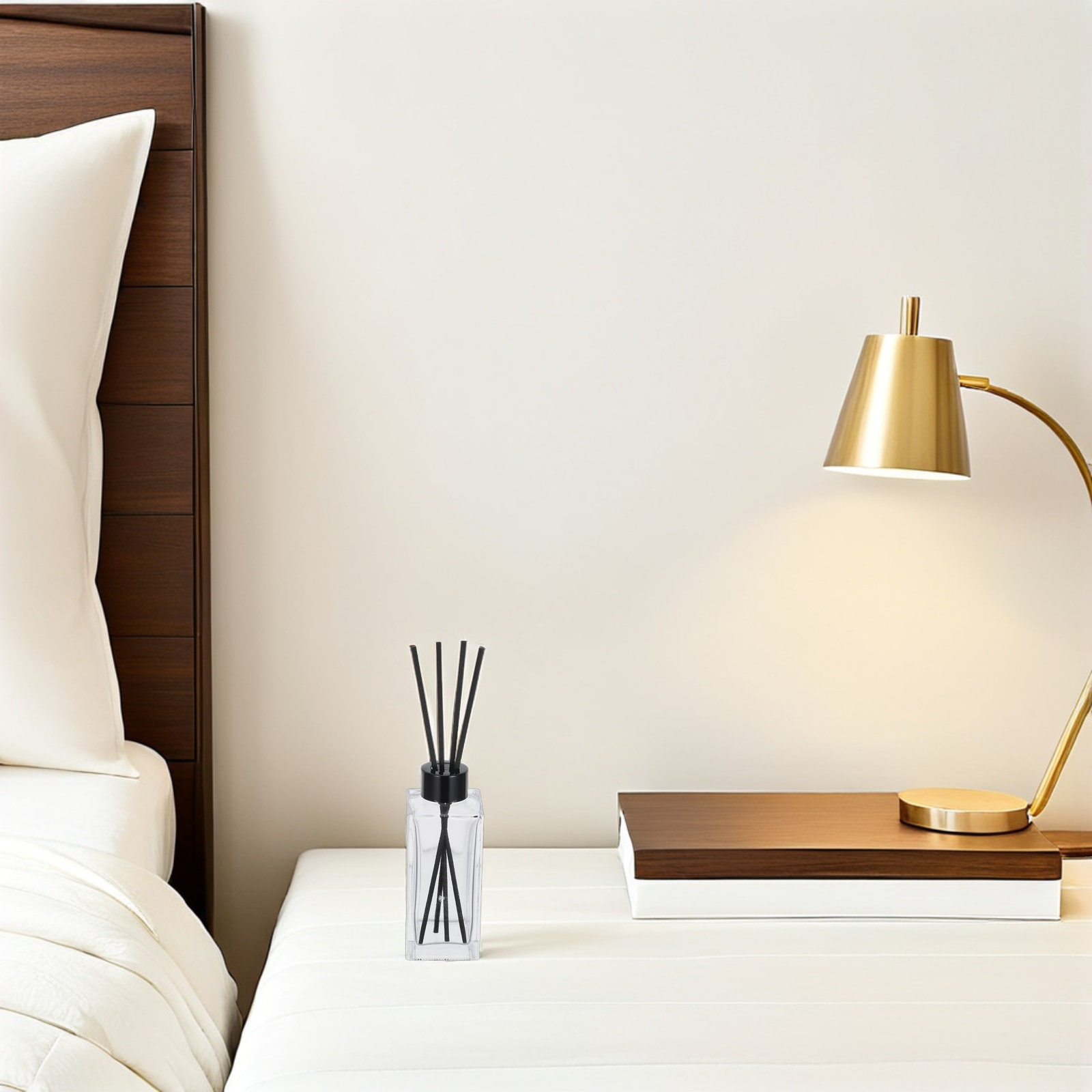 Reed Diffuser Set - 4 Conjuntos de Difusores Transparentes com