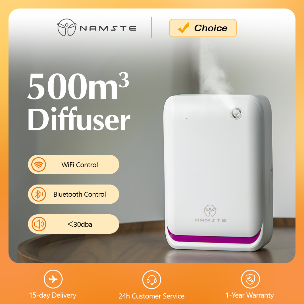 Home Fragrance Brand - NAMSTE 500m3 Máquina de Aromaterapia de