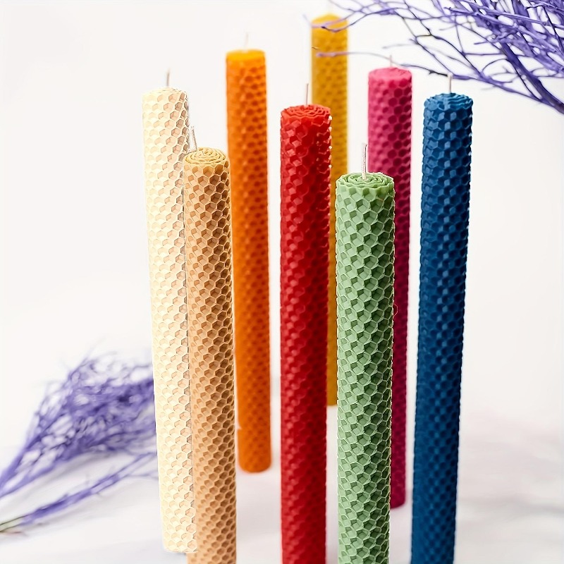 Beeswax Taper Candle - Velas Cônicas Finas de Cera de