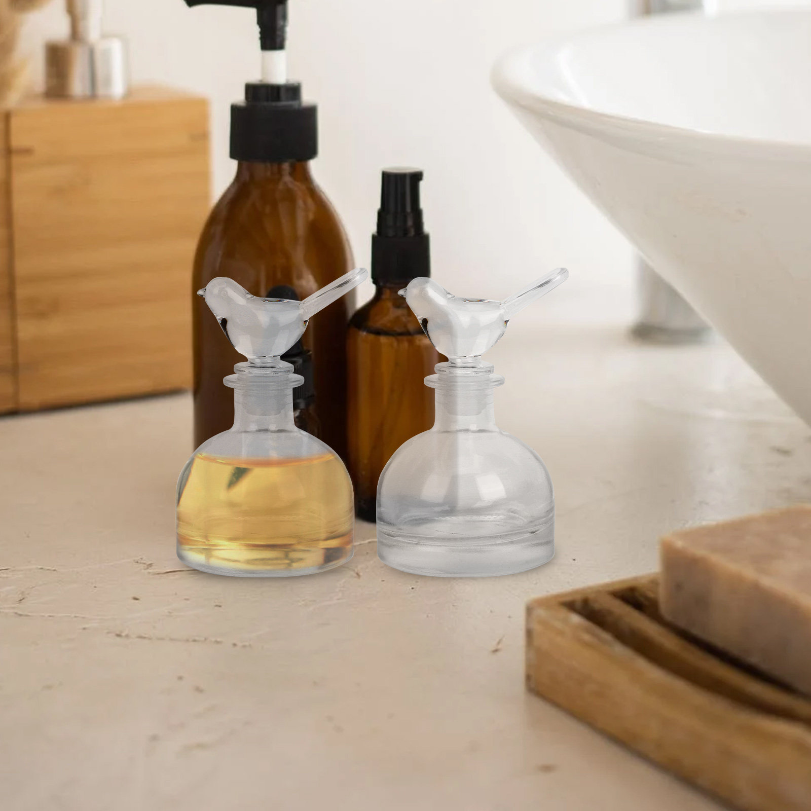 Frascos de perfume de vidro, 2 - Home Fragrance Usa avaliação e preço