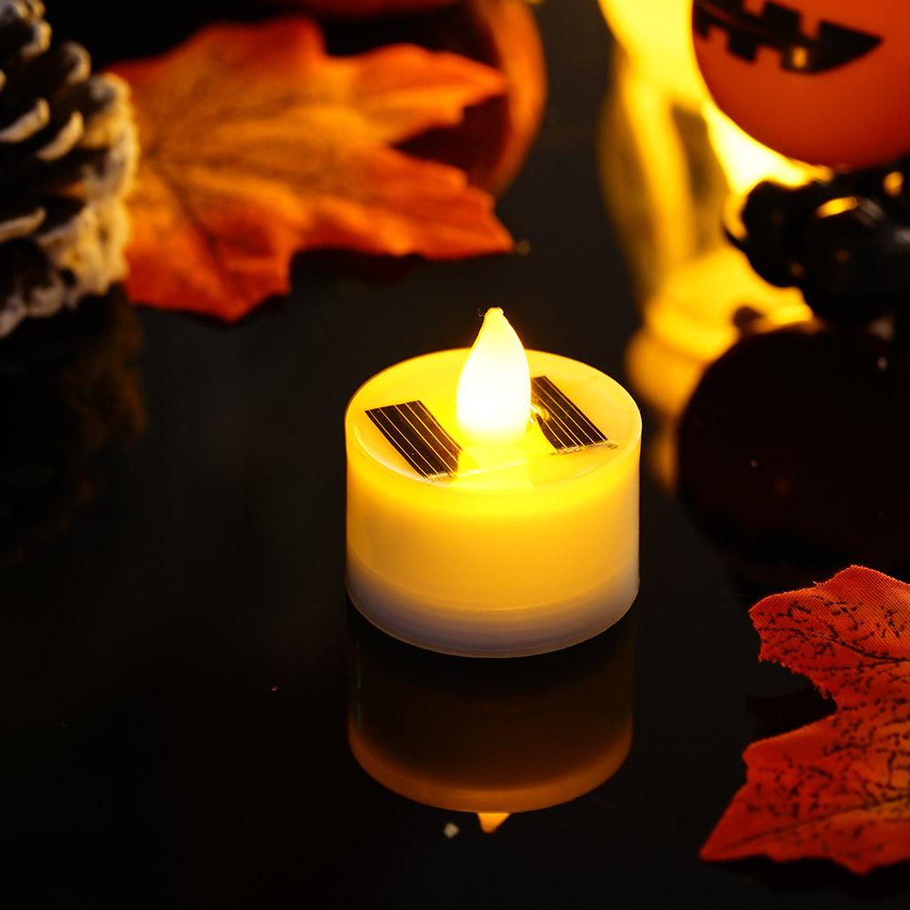 Novas velas solares sem chama  - Beeswax Taper Candle avaliação e preço