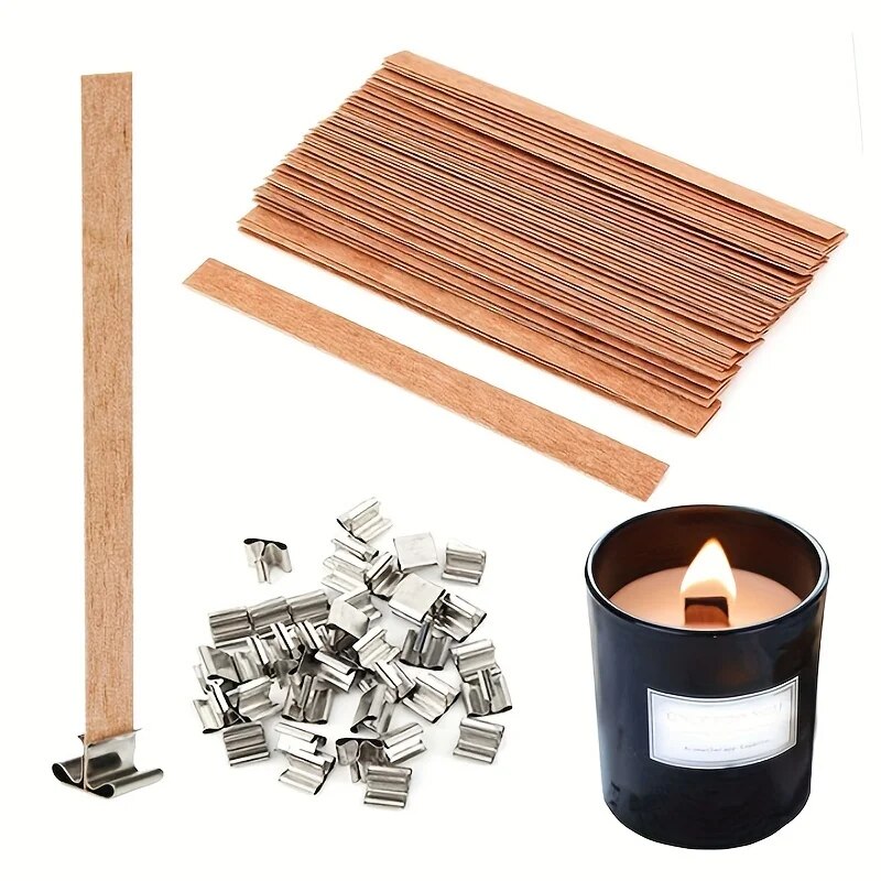 Pavio de vela de madeira de al - Beeswax Taper Candle avaliação e preço