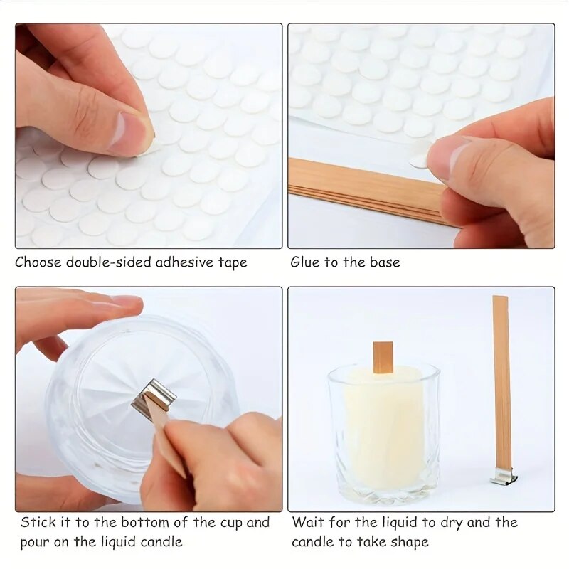 Pavio de vela de madeira de al - Beeswax Taper Candle avaliação e preço