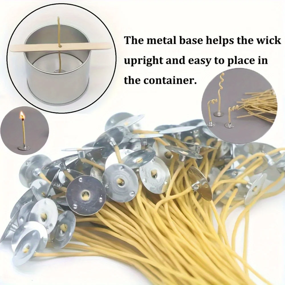 Mechas de vela 50 pçs 8 Polega - Beeswax Taper Candle avaliação e preço