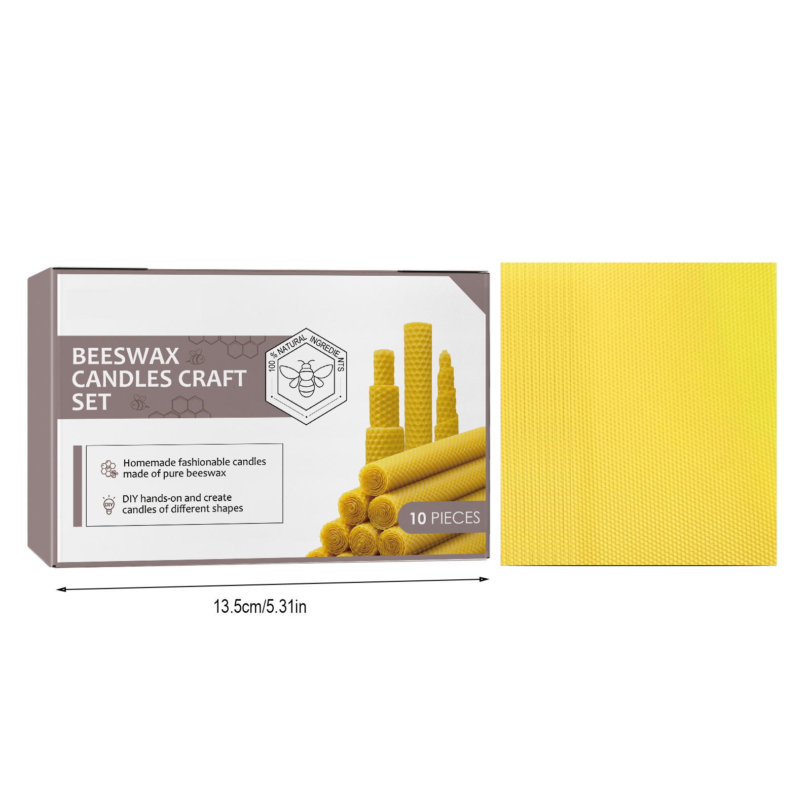 Velas Cônicas de Cera de Abelh - Beeswax Taper Candle avaliação e preço
