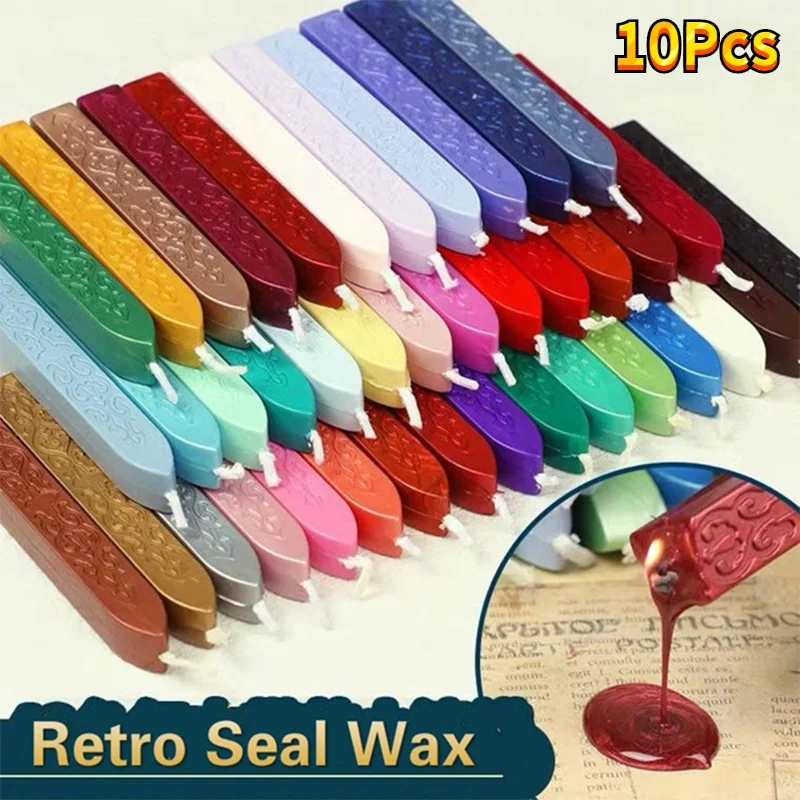10 pçs vedando varas de cera c - Beeswax Taper Candle avaliação e preço
