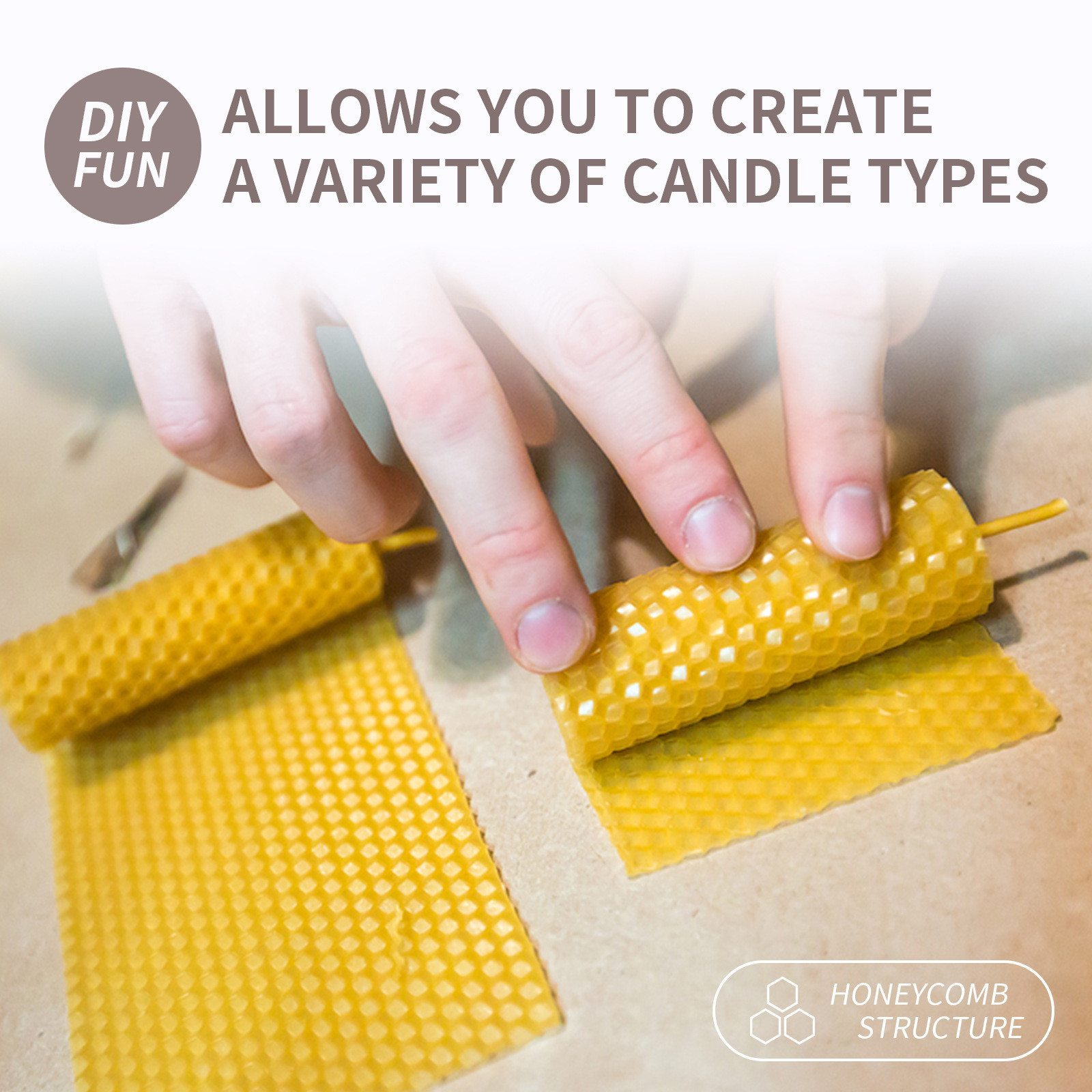 10/20/30 pçs folhas de cera de - Beeswax Taper Candle avaliação e preço