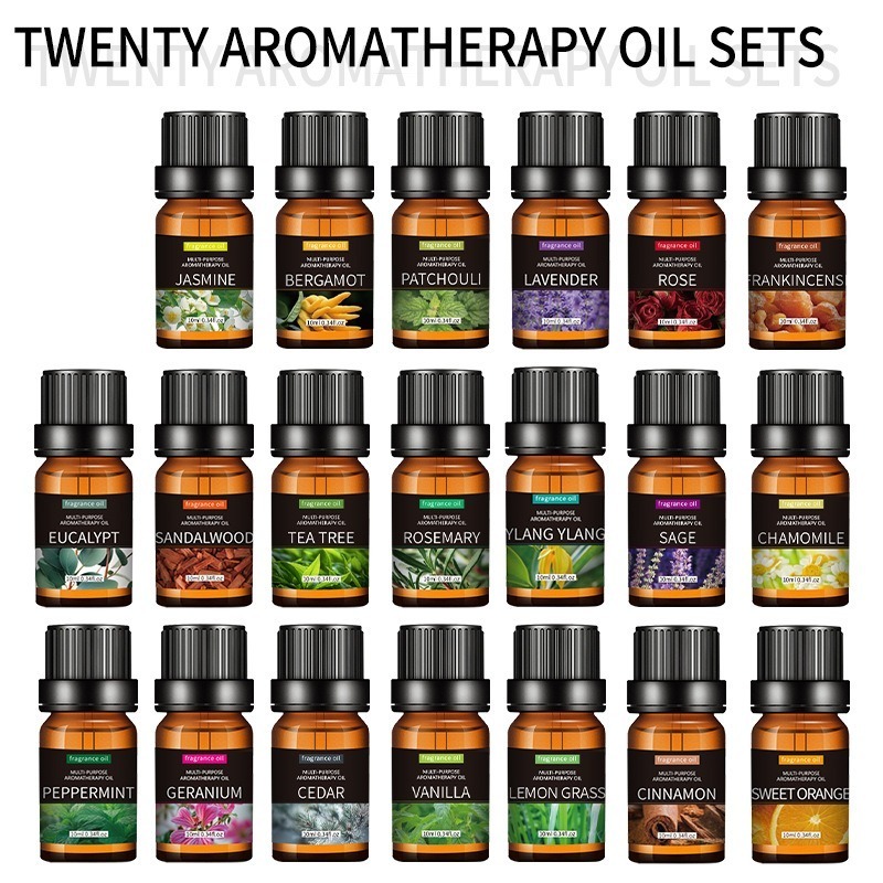 Conjunto de 20 Óleos Essenciai - Reed Diffuser Set avaliação e preço