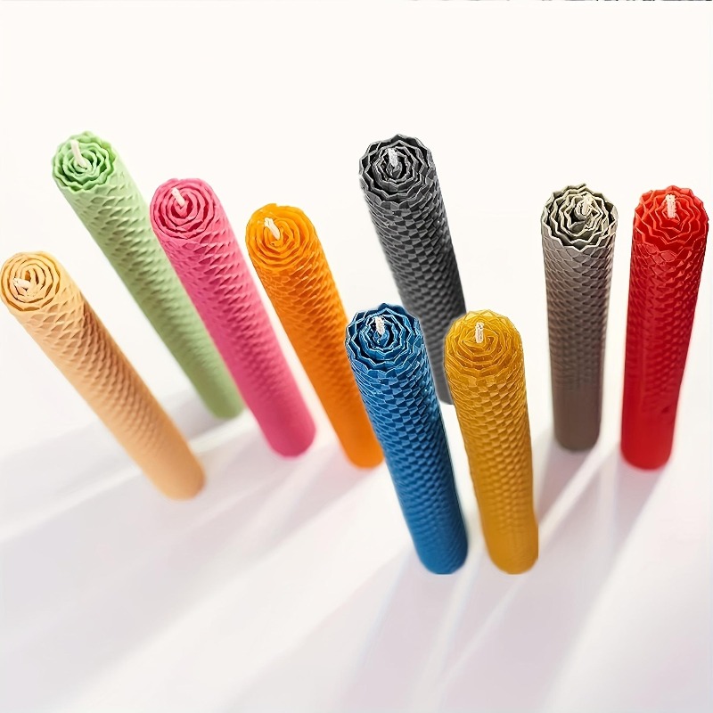 Velas Cônicas Finas de Cera de - Beeswax Taper Candle avaliação e preço