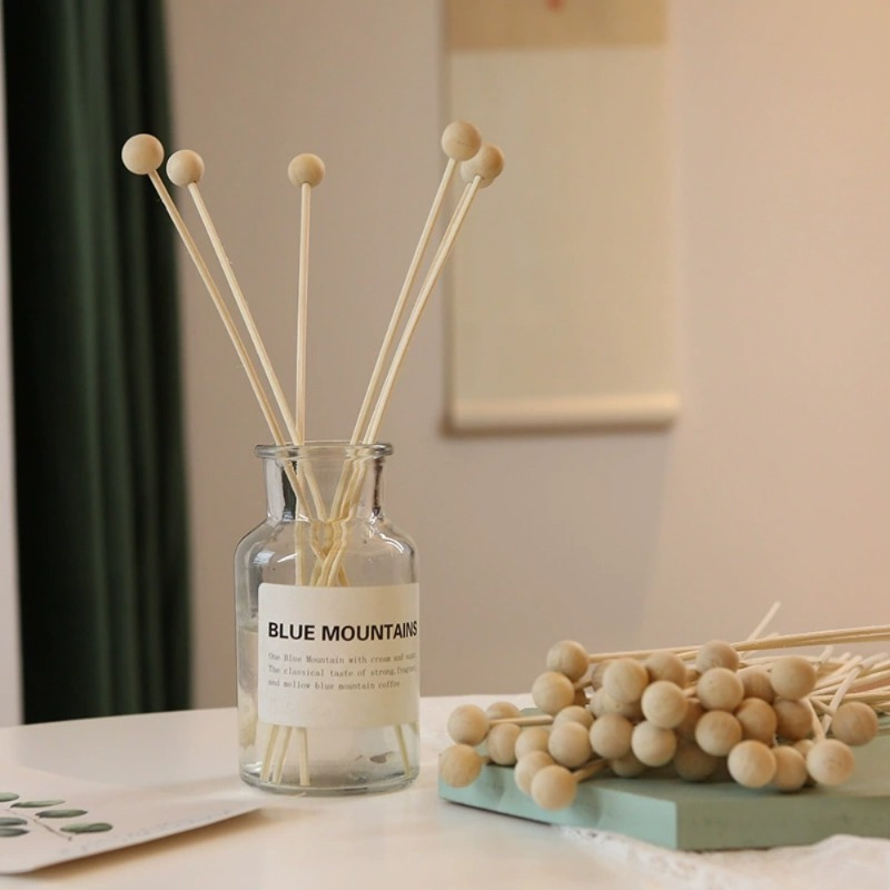 30 pçs/lote bola de madeira se - Reed Diffuser Set avaliação e preço