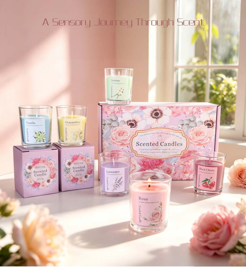 Conjunto de Velas Aromáticas p - Home Fragrance Set Gift avaliação e preço
